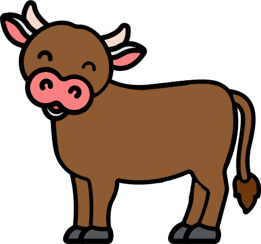 Limousin koe icoon